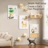 Wall-Mounted Cat Scratcher with Braided Cotton Rope