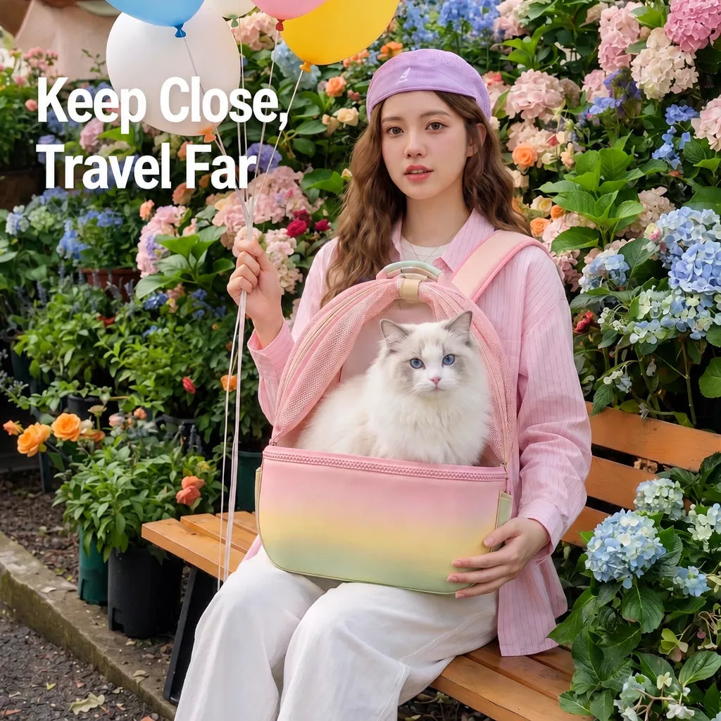 Nylon Pet Carrier Bags for Cats and Dogs