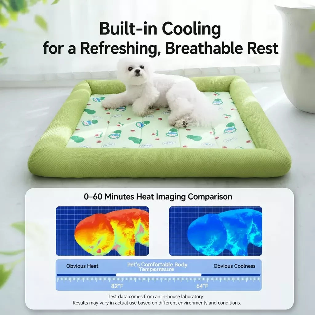 Cooling Dog Bed with Removable, Washable Design
