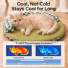 Round Cat Bed with Removable Mat