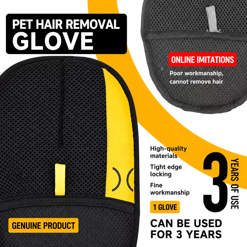 Pet Hair Removal Grooming Glove