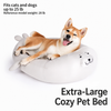 Semi-Enclosed Washable Cat Bed for Year-Round Use