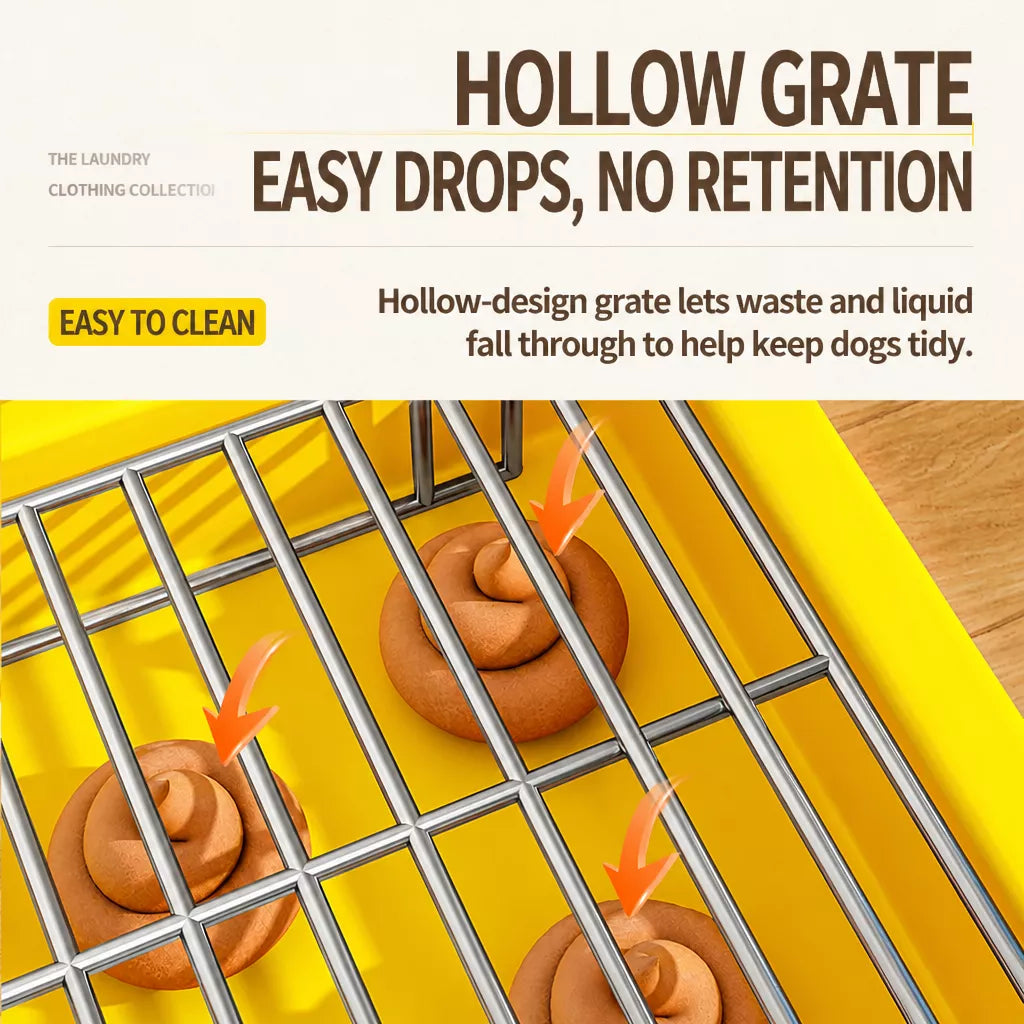 Dog Potty Training Tray with Grate
