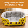 Semi-Enclosed Plush Pet Bed for Cats and Small Dogs