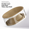 2-in-1 Corrugated Cardboard Cat Scratcher Bed with Tunnel