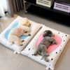 Heart-Patterned Gel Pet Mat for Dogs and Cats
