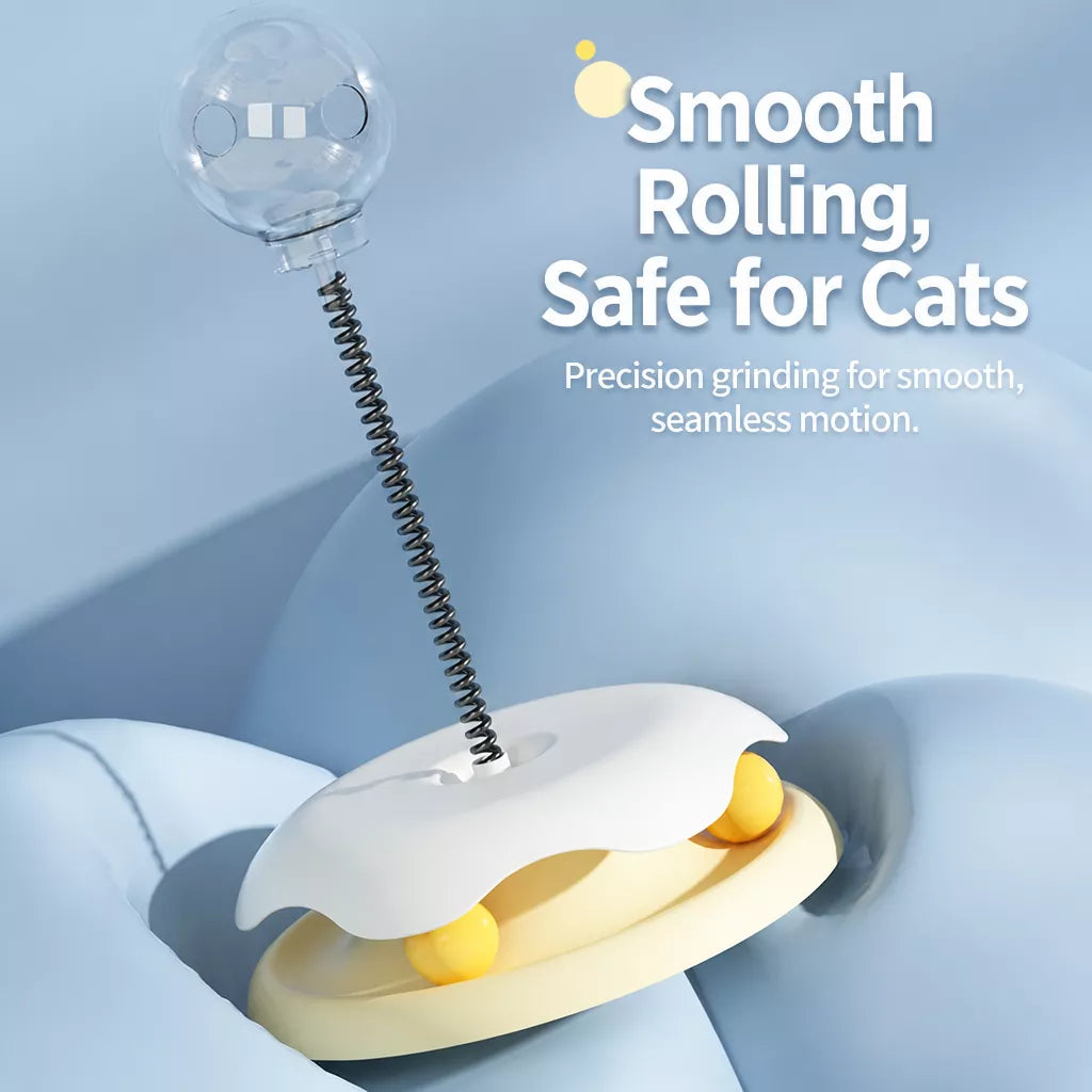 Interactive Cat Treat Spinner Toy