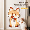 Wall-Mounted Self-Adhesive Cat Scratcher for Vertical Scratching