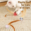 Feather Ball Teaser Toy for Cats