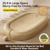 Sisal Cat Scratcher Bed with Built-In Lounging Space