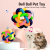 Rainbow Bell Rope Ball Toy for Cats and Dogs