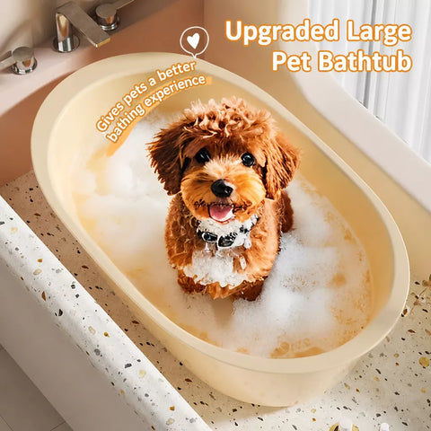 Pet Bath Tub for Small Dogs and Cats