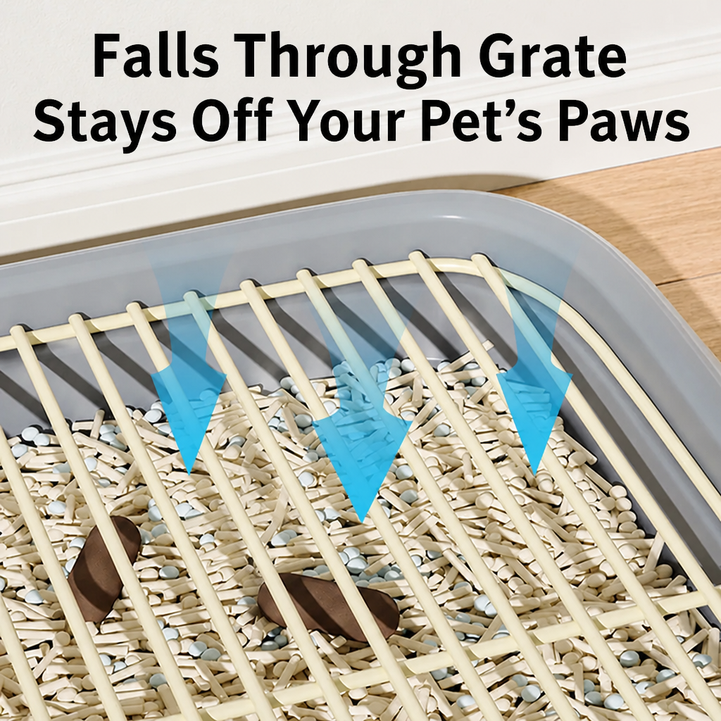 Portable Dog Potty Training Tray with Scoop