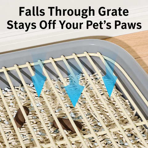 Portable Dog Potty Training Tray with Scoop