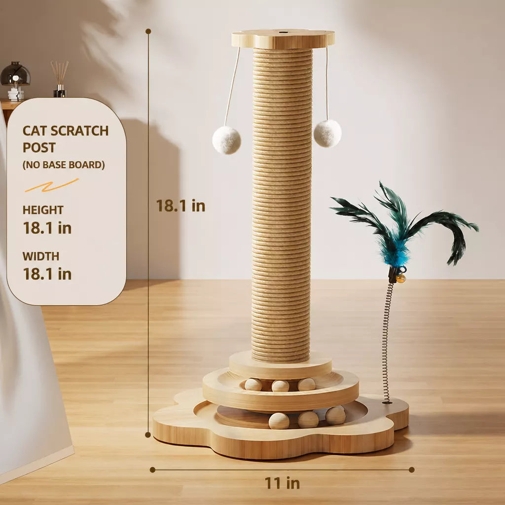 Sunflower 5-in-1 Vertical Cat Scratcher