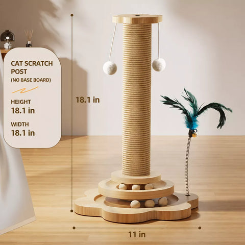 Sunflower 5-in-1 Vertical Cat Scratcher