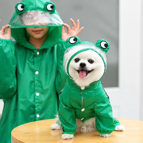 Four-Leg Waterproof Dog Raincoat