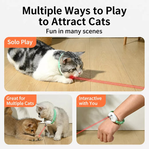 Rechargeable Laser Cat Toy for Interactive Play