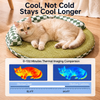 Round Cat Bed with Removable Mat