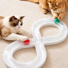 Interactive Rolling Ball Track Cat Toy