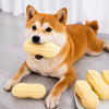 Peanut-Shaped Squeaky Dog Toy for Small and Large Breeds
