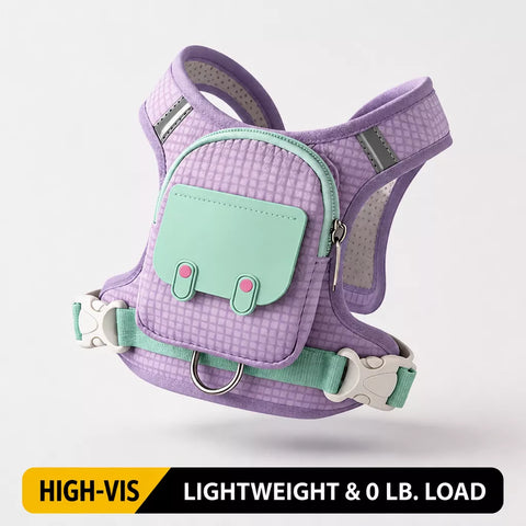 Vest-Style Pet Harness and Leash Set for Dogs & Cats
