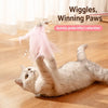 Feather Cat Teaser Toy Set with Bells