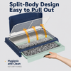 Dog Potty Tray with Wire Grid and Drawer