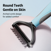 Double-Sided Dematting and Thinning Comb for Cats and Dogs