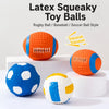 Squeaky Vinyl Dog Toy Balls for Small and Medium Dogs