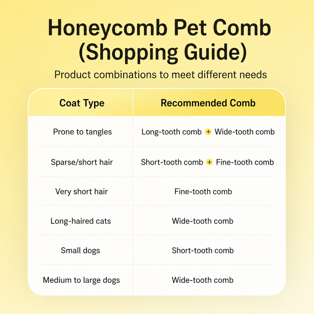 Stainless Steel Pet Grooming Combs for Cats and Dogs