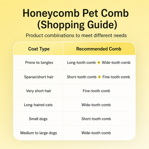 Stainless Steel Pet Grooming Combs for Cats and Dogs