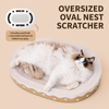 Corrugated Cardboard Cat Scratcher Bed for Cats