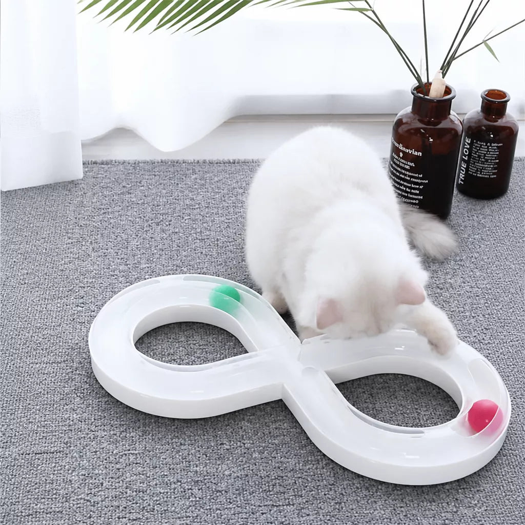 8-Shape Track Ball Interactive Cat Toy