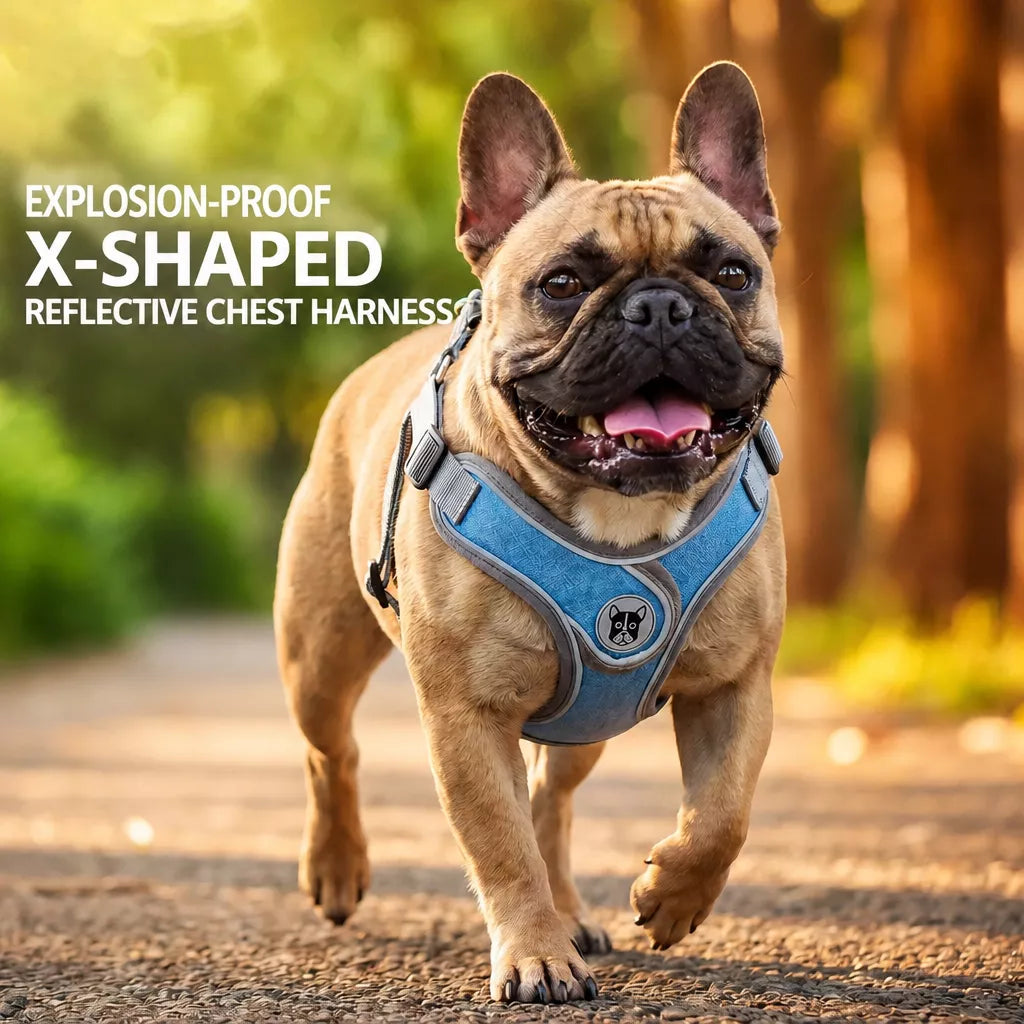 Vest-Style Dog Harness & Leash Set for Small to Medium Dogs
