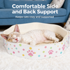 Petal-Style Corrugated Cardboard Cat Scratcher Bed