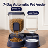 Non-Electric Pet Water Dispenser with Integrated Bowl