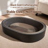 Oval Corrugated Paper Cat Scratcher Lounge