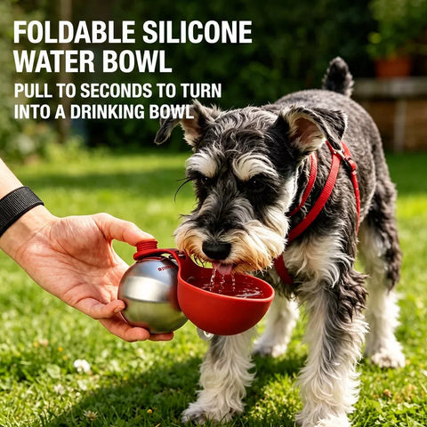 Portable Stainless Steel Pet Water Bottle
