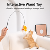 Suction Cup Cat Teaser Toy with Long Wand