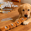 Sausage-Shaped Squeaky Dog Toy for Tug and Interactive Play