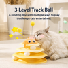 Interactive Bee Cat Toy with Spinning Track