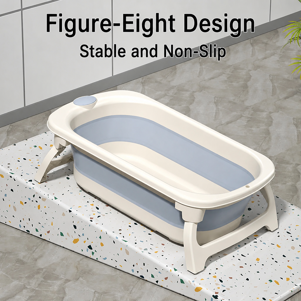 Collapsible Pet Bath Tub for Dogs and Cats