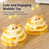 Interactive Bee Cat Toy with Spinning Track