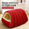 Semi-Enclosed EPE Foam Pet Bed for Cats & Dogs