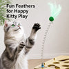 Interactive Cat Activity Toy with Scratch Pad and Bell Maze