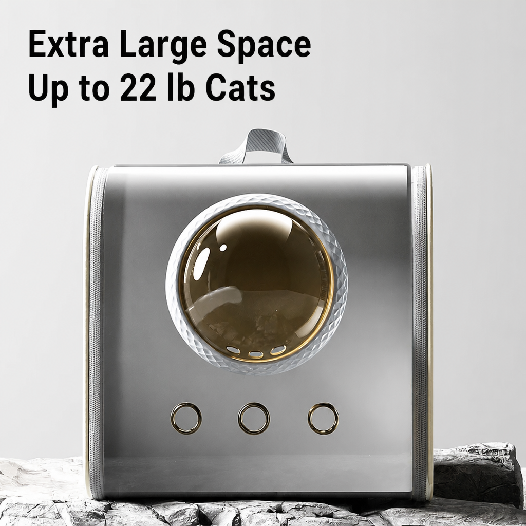 Space Capsule Pet Carrier Backpack for Cats & Small Dogs