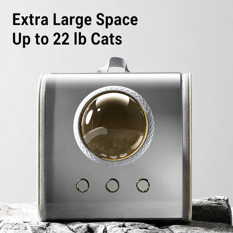 Space Capsule Pet Carrier Backpack for Cats & Small Dogs