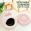 Enclosed Fabric Pet Tent Bed for Cats and Small Dogs