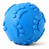Paw Print Squeaky Ball Dog Toy